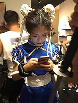 Amazon.co.jp: ストリートファイター 春麗 Chun-Li コスプレ衣装 (女性